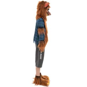 Spooktacular Creations Child Unisex Madness Werewolf Costume for Kids Halloween Party-S(5-7yr)