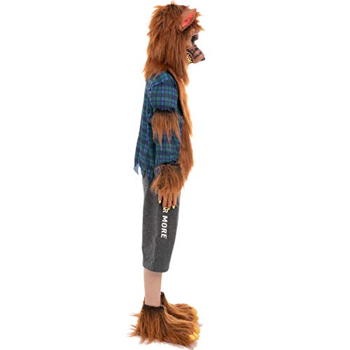 Spooktacular Creations Child Unisex Madness Werewolf Costume for Kids Halloween Party-S(5-7yr)