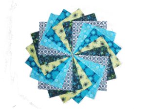 10 10 inch majestic stormy seas quilting squares charm pack by paintbrush & riley blake fabrics 5 colorways