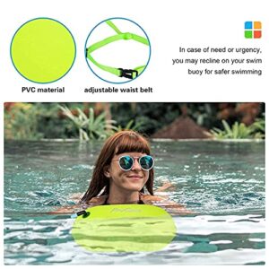 JOTO (2 Pack Universal Waterproof Pouch for iPhone 11 Pro Max, Galaxy S20 Note 10+ up to 6.9" Bundle with Swim Buoy Float (Neon Yellow)