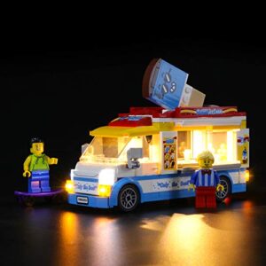 lightailing light set for (city ice-cream truck) building blocks model - led light kit compatible with lego 60253(not included the model)