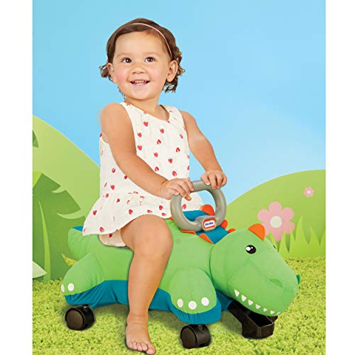 Little Tikes Dino Pillow Racer, Soft Plush Ride-On Toy for Kids Ages 1.5 Years and Up