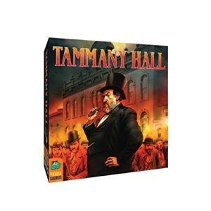 tammany hall board game - immersive political strategy game set in historic new york city, family game for kids and adults, ages 12+, 3-5 players, 60-90 minute playtime, made by pandasaurus games