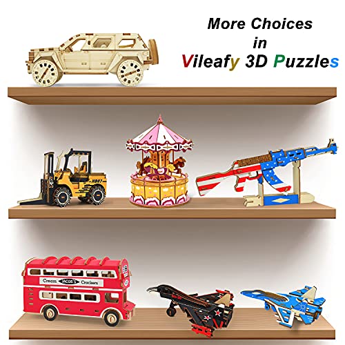 3D Wooden Puzzles for Kids - Mechanical Puzzles Gifts for Boys Ages 12-14, Adults and Teens 140 Pieces - Robot Dog Assembly Size 9.64” x 4.72” x 7.48”