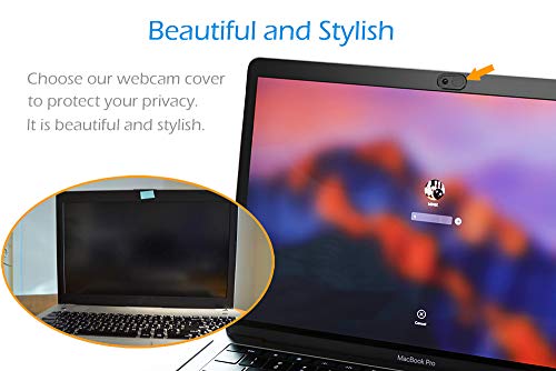 CloudValley Webcam Cover 3-Pack, 2020 Updated Laptop Camera Cover Slide, Horizontal Slide, Webcam Covers for MacBook Pro, MacBook Air, Laptop, iMac, iPad