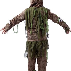 Spooktacular Creations Swamp Deluxe Skeleton Living Dead Zombie Costume for Halloween Kids Monster Role-Playing-3T(3-4yr)