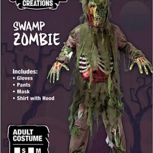 Spooktacular Creations Swamp Deluxe Skeleton Living Dead Zombie Costume for Halloween Kids Monster Role-Playing-3T(3-4yr)