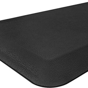 Pauwer Anti Fatigue Comfort Floor Mat for Kitchen Standing Desk 4/5" Thick Cushioned Kitchen Floor Mats Runner 20"x42" Long Non Slip Kitchen Rug Waterproof Comfort Standing Mats, Black