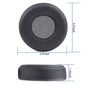 Muigiwi Replacement Ear Earpads Ear Pad Ear Cushion Cover Repair Parts Compatible with Beats by Dr Dre Pro Detox Headphones(Black)