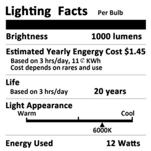 Aukora Dusk to Dawn Light Bulb 4 Pack, 12W (100-Watt Equivalent 1000lm) Smart Sensor Light Bulbs indoor E26/E27 6000K Daylight A19 Led outdoor Light Bulb for Porch Yard Garage Garden Patio(Cool White)