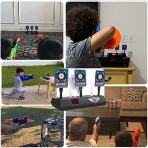 Electronic Shooting Target for Nerf Guns, Auto Reset Digital Scoring Targets for Shooting for Kids, Ideal Toys for 3 4 5 6 7 8 9 10+ Year Old Boys and Girls, Stocking Stuffers for Kids