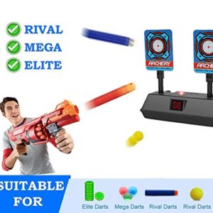 Electronic Shooting Target for Nerf Guns, Auto Reset Digital Scoring Targets for Shooting for Kids, Ideal Toys for 3 4 5 6 7 8 9 10+ Year Old Boys and Girls, Stocking Stuffers for Kids