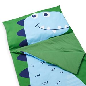 Amazon Basics Kids Ultra-Soft Light-Weight Indoor Slumber Sleeping Bag - Dinosaur