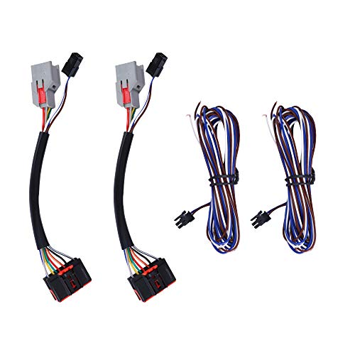 2X Conversion Harness Adapter Wiring Connector 8 pin to 22 pin Tow Mirrors for 2015 2016 2017 2018 Ford F150