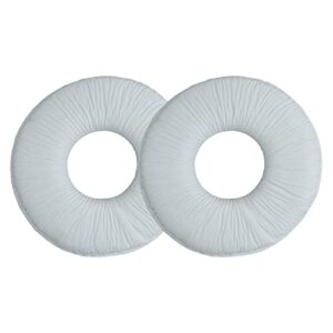 kwmobile ear pads compatible with sony mdr-zx110 / mdr-zx310 earpads - 2x replacement for headphones - white