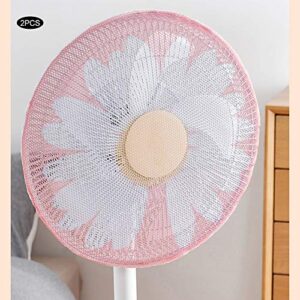 Finger Protector Fan Dust-Proof Cover, Daisy Anti‑Pinch Hand All Inclusive Protective Cover Washable Fan Mesh Cover, Kids for Electric Fan Children Summer(daisy, 16 inches)