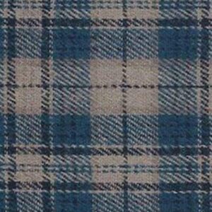 yarn dyed flannel plaid navy & khaki plaid (15 yard bolt)