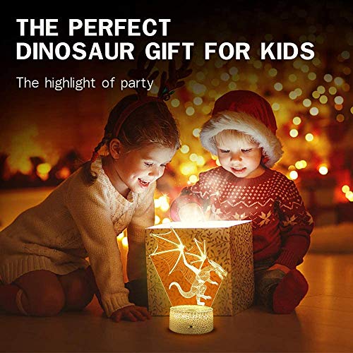 Menzee Dragon Lamp Dragon Night Light Kids Night Light, Perfect Birthday Christmas Dragon Gifts Dragon Toys for Girls Boys