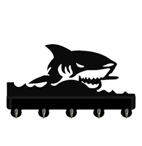 hook with shelf hanger for clothes hanger for coats hats the shallows shark protective animals great movie peripheral product diy design gift for girlfriend boyfriend wild life