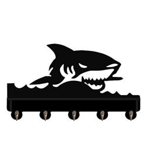 Hook with Shelf Hanger for Clothes Hanger for Coats Hats The Shallows Shark Protective Animals Great Movie Peripheral Product DIY Design Gift for Girlfriend Boyfriend Wild Life