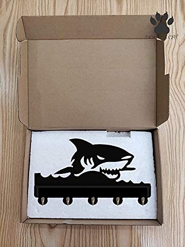 Hook with Shelf Hanger for Clothes Hanger for Coats Hats The Shallows Shark Protective Animals Great Movie Peripheral Product DIY Design Gift for Girlfriend Boyfriend Wild Life