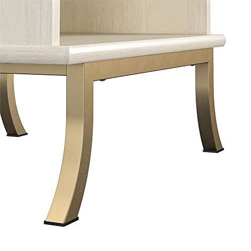 Little Seeds Monarch Hill Clementine White Nightstand, Ivory Oak