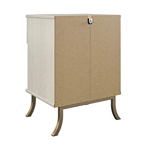 Little Seeds Monarch Hill Clementine White Nightstand, Ivory Oak