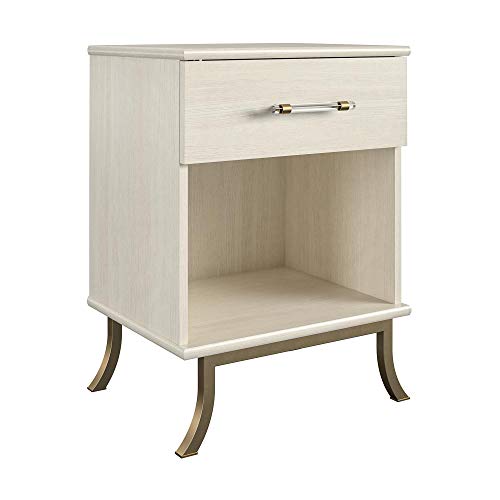 Little Seeds Monarch Hill Clementine White Nightstand, Ivory Oak