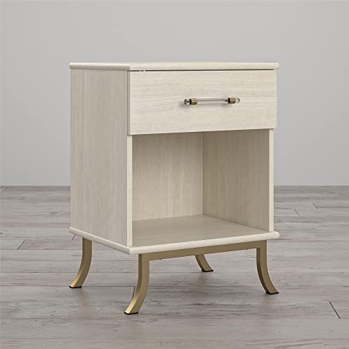 Little Seeds Monarch Hill Clementine White Nightstand, Ivory Oak