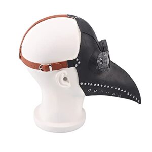 Starhig Halloween Plague Doctor Mask,Steampunk Bird Plague Doctor mask Long Nose Beak Cosplay Halloween Party