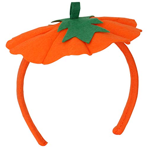 Halloween Headband Pumpkin Hat Headbands for Halloween Costume Dress Up Party Accessories