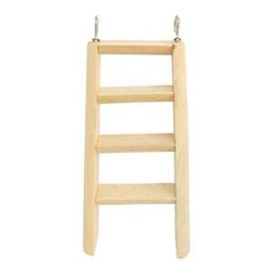 zrm&e 165mm length 115mm height wooden ladder hamster ladder wood cage hanging ladder for mouse, chinchilla, rat, gerbil and dwarf hamster