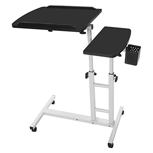 Zewuai Lazy Bedside Laptop Desk Household Can Be Lifted and Folded Folding Computer Desk 64cm*40cm -U.S. Shipping