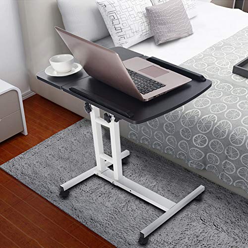 Zewuai Lazy Bedside Laptop Desk Household Can Be Lifted and Folded Folding Computer Desk 64cm*40cm -U.S. Shipping