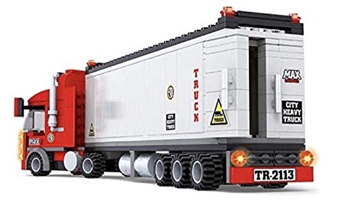General Jim's Semi Truck Building Blocks Nicely Detailed Realistic Toy Truck Modular Building Block Bricks Model Truck or Toy Set Brick Truck for Teens and Adults