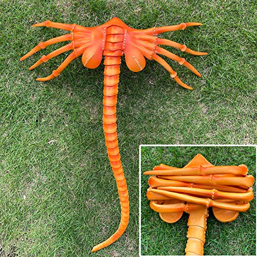 Kuberas Alien Facehugger Mask Creepy Face Hugger Halloween Costume Prop Scary Claws Insect Gold