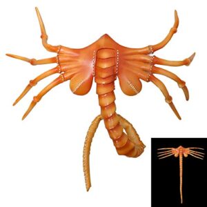 Kuberas Alien Facehugger Mask Creepy Face Hugger Halloween Costume Prop Scary Claws Insect Gold