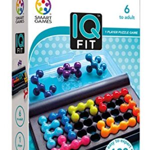 SmartGames IQ Bundles 3D Series: IQ Puzzler Pro & IQ Fit 240 Challenges for Ages 6-Adult
