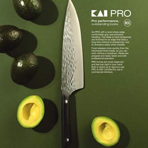 kai PRO 3 Piece Starter Knife Set, Kitchen Knife Set, Includes 8" Chef's Knife, 3.5" Paring Knife, and 6" Utility Knife, From the Makers of Shun