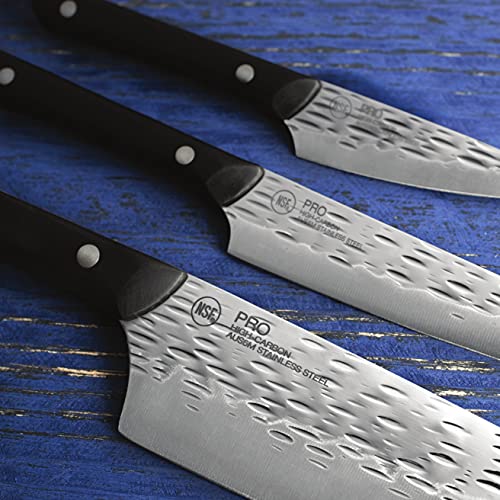 kai PRO 3 Piece Starter Knife Set, Kitchen Knife Set, Includes 8" Chef's Knife, 3.5" Paring Knife, and 6" Utility Knife, From the Makers of Shun