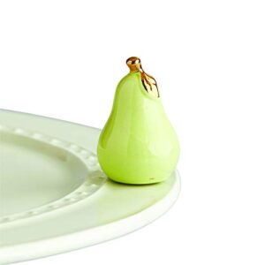 nora fleming hand-painted mini: pear-fection! (pear) a242