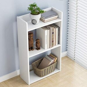 3-Tier Open Shelf Bookcase Simple Floor Bedroom Shelf Creatives Free Combination Small Bookshelf