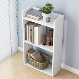 3-Tier Open Shelf Bookcase Simple Floor Bedroom Shelf Creatives Free Combination Small Bookshelf