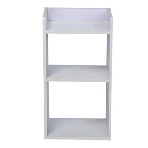 3-Tier Open Shelf Bookcase Simple Floor Bedroom Shelf Creatives Free Combination Small Bookshelf