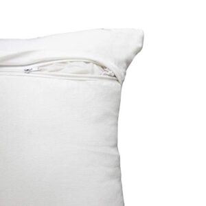 LR Home Callie Pillow, 20" x 20", Multi/White