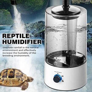 GEZICHTA Reptiles Humidifier,Mist Humidifier Humidifier for Pet,4L Large Capacity Humidifier Machine Fogger Humidifier for Amphibians Reptile Lizard Tortoise with Telescopic Hose