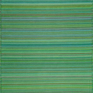 Tayse Pembrokepines Green Reversible Plastic Straw Outdoor Patio Rug 9x12 for Patios Garden Picnic Camping Mats Waterproof and Washable