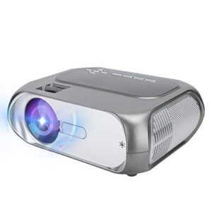 yencoly mini projector, multi‑layer coated optical lens portable 200lm high‑brightness 720p projector, for home theater(u.s. regulations)