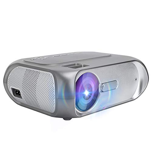 Yencoly Mini Projector, Multi‑Layer Coated Optical Lens Portable 200LM High‑Brightness 720P Projector, for Home Theater(U.S. regulations)