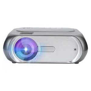 Yencoly Mini Projector, Multi‑Layer Coated Optical Lens Portable 200LM High‑Brightness 720P Projector, for Home Theater(U.S. regulations)